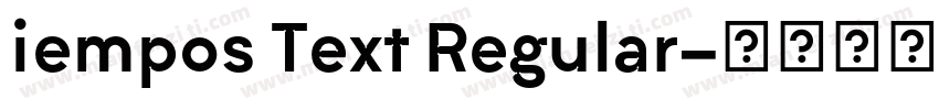 iempos Text Regular字体转换